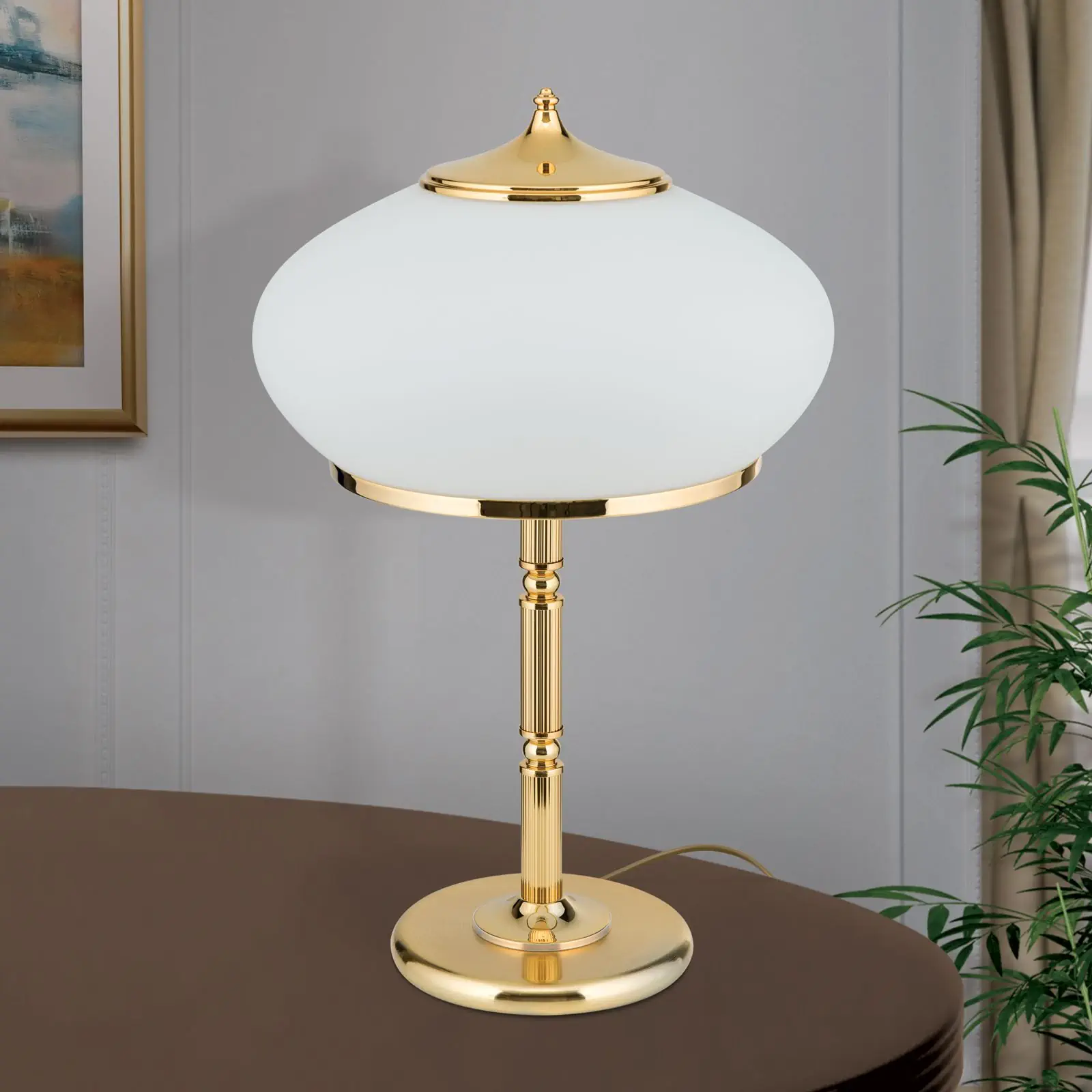 Stona lampa EMPIRE, zlatna, H 63 cm - 3