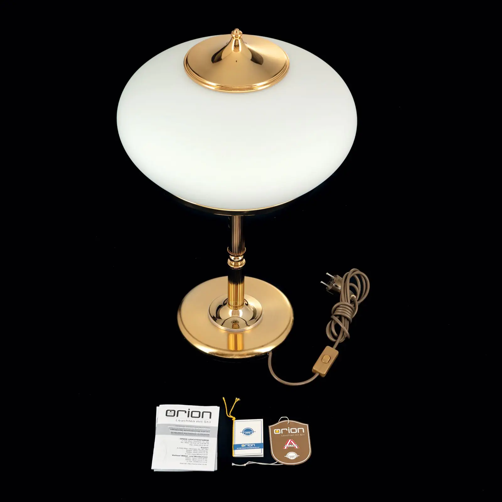 Stona lampa EMPIRE, zlatna, H 63 cm - 8