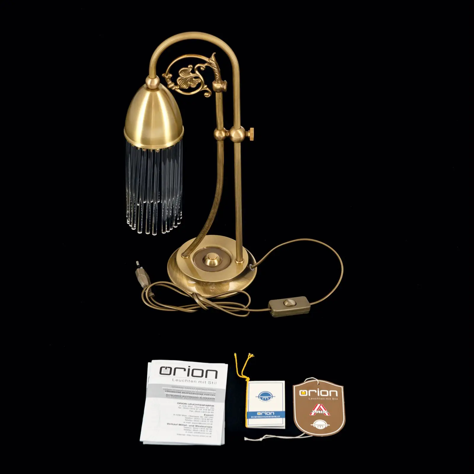 Stona lampa STÄBCHENSERIE, bronzana završna obrada - 8