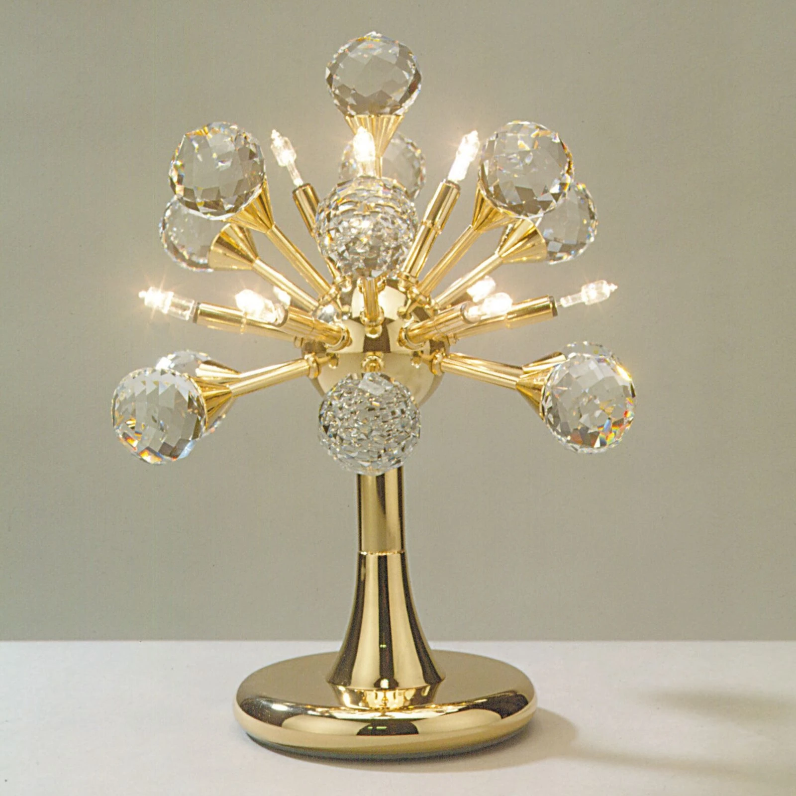 Stona lampa GALAXY, mala, 24-karatno pozlaćena - 1