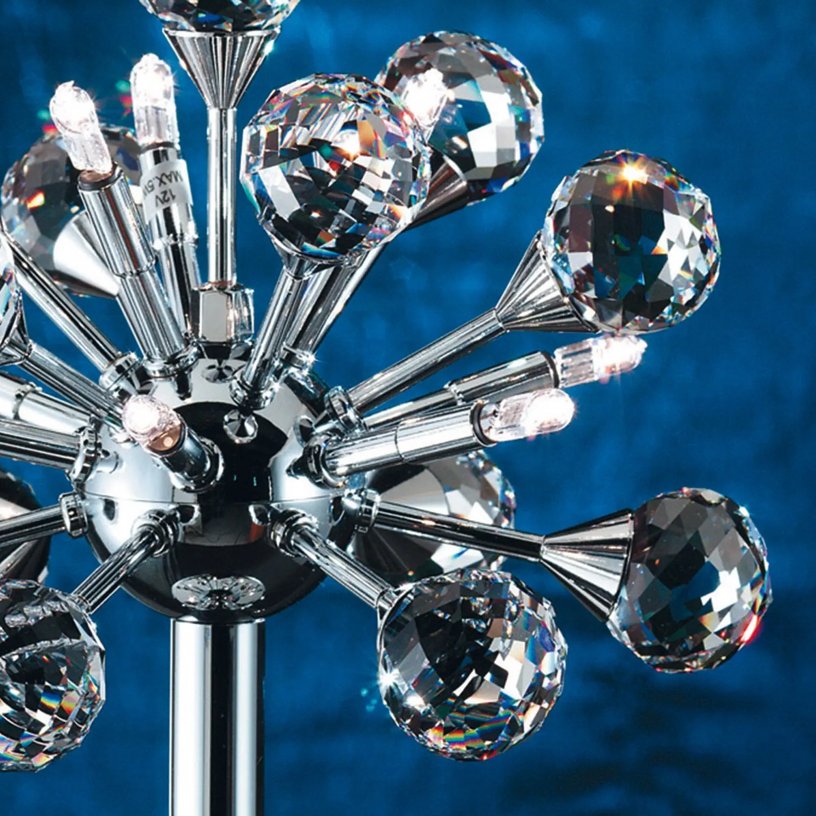 Stona lampa GALAXY, 9 izvora svetla, hrom - 2