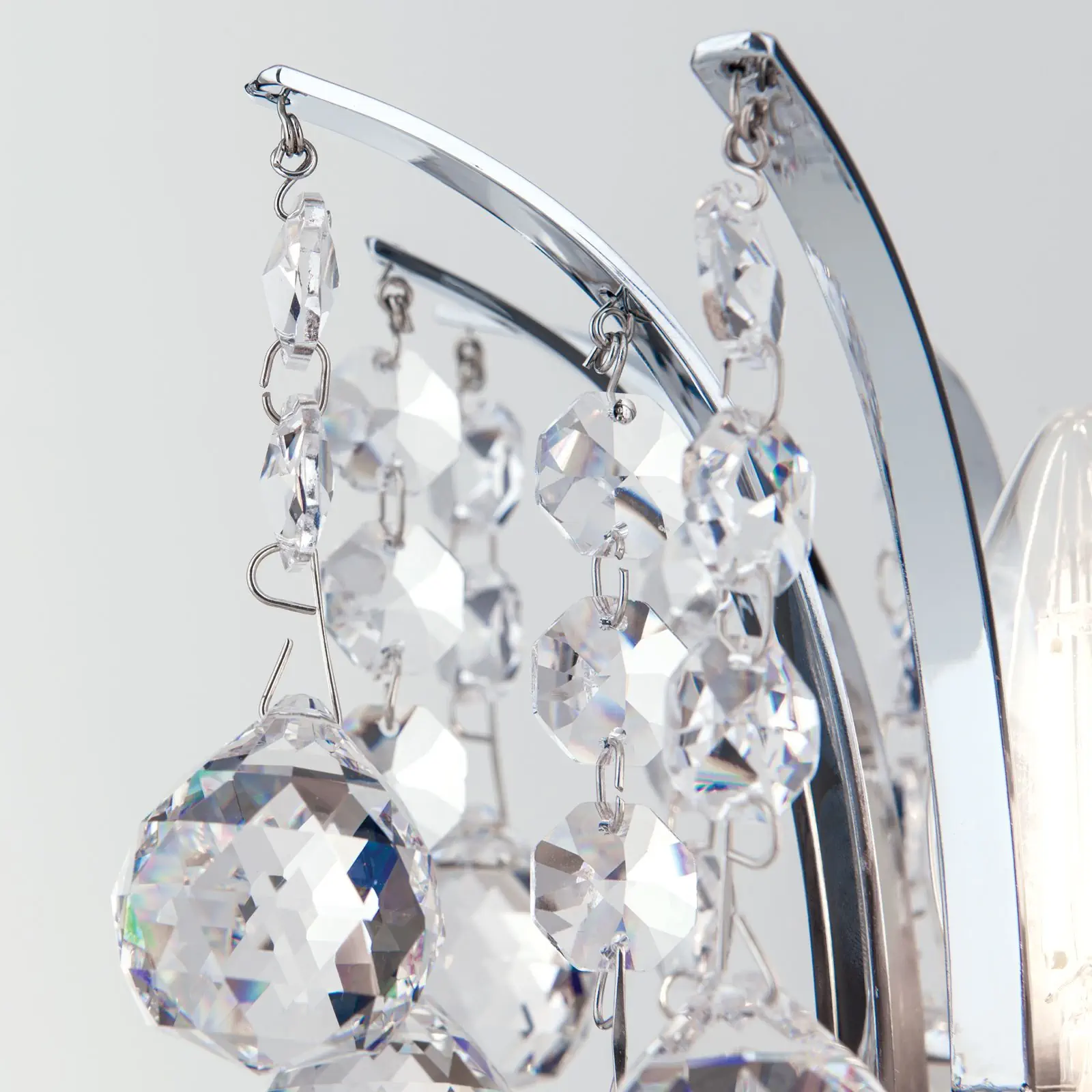 Stona lampa KRISTALL KLASSISCH, hrom, 28 cm - 5