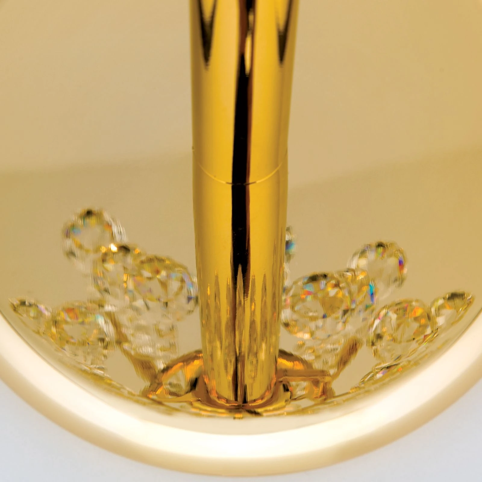 Stona lampa KRISTALL KLASSISCH, 1 izvor svetla, 24-karatno pozlaćeno, prozirno kristalno staklo, visina 45 cm - 5