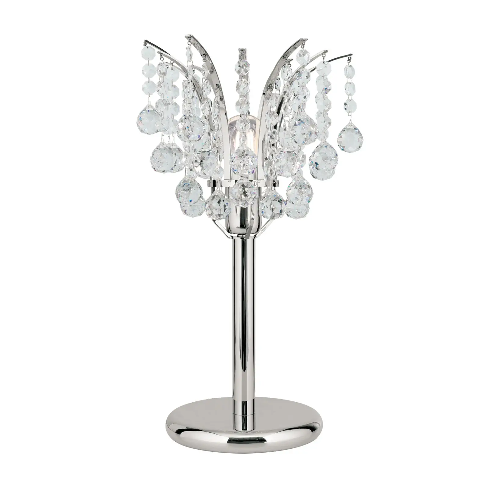 Stona lampa KRISTALL KLASSISCH, hrom, 48 cm - 4