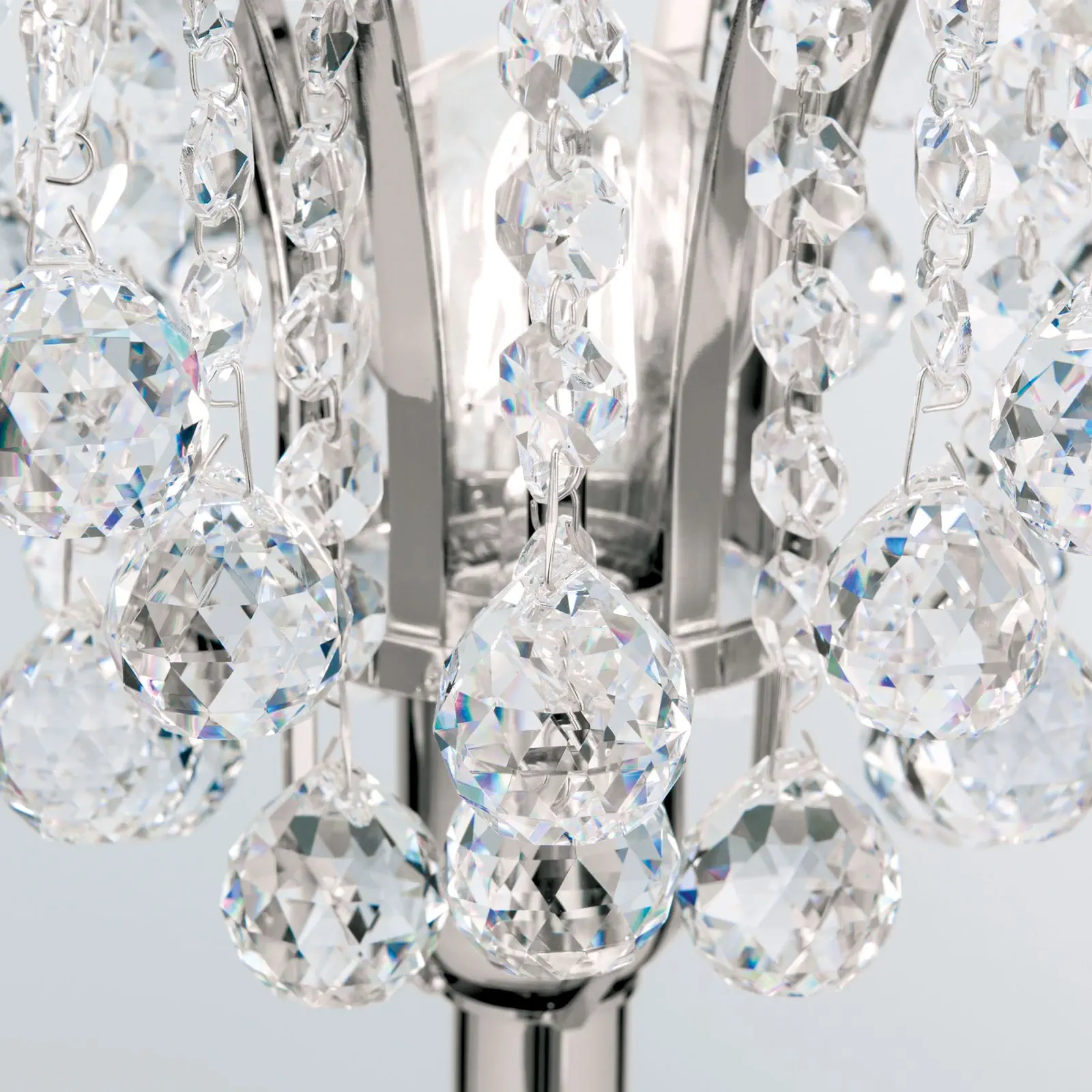 Stona lampa KRISTALL KLASSISCH, hrom, 48 cm - 6