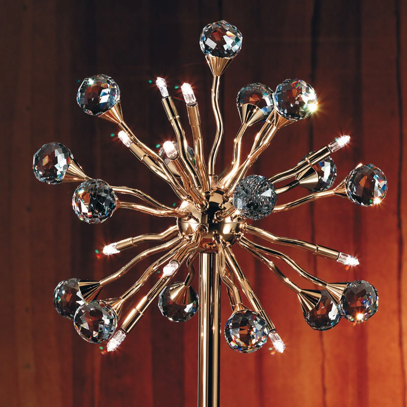 Stona lampa GALAXY, 12 izvora svetla, zlatna - 2