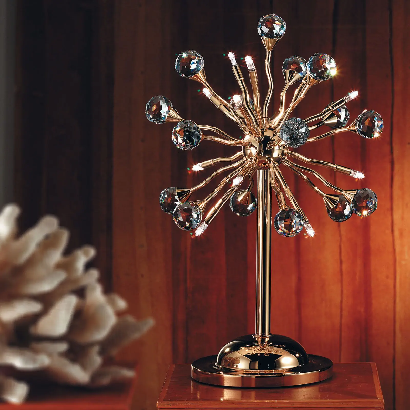 Stona lampa GALAXY, 12 izvora svetla, zlatna - 4