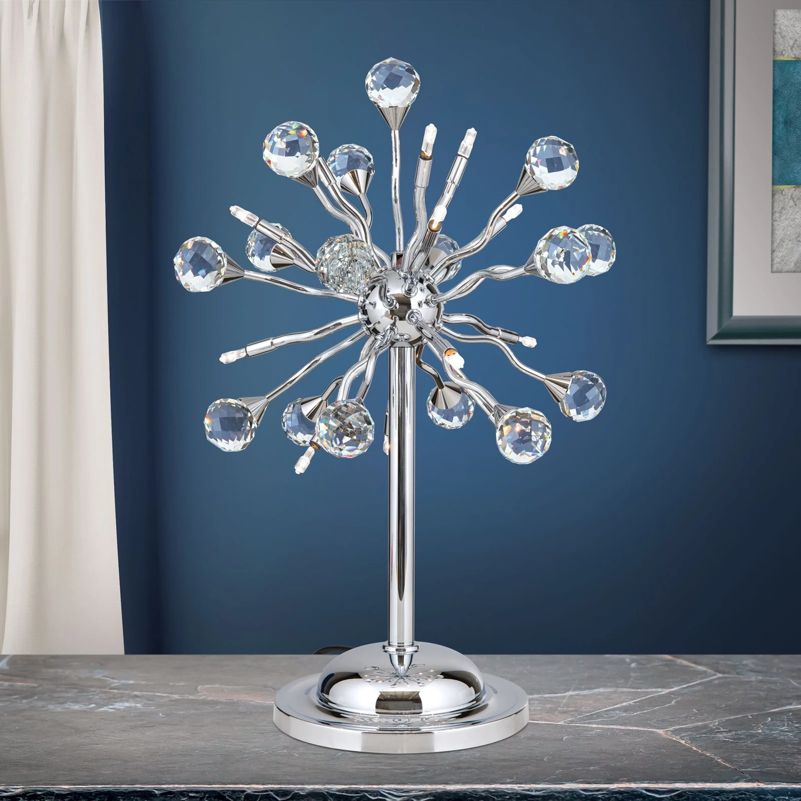 Stona lampa GALAXY, 12 izvora svetla, Hrom - 2