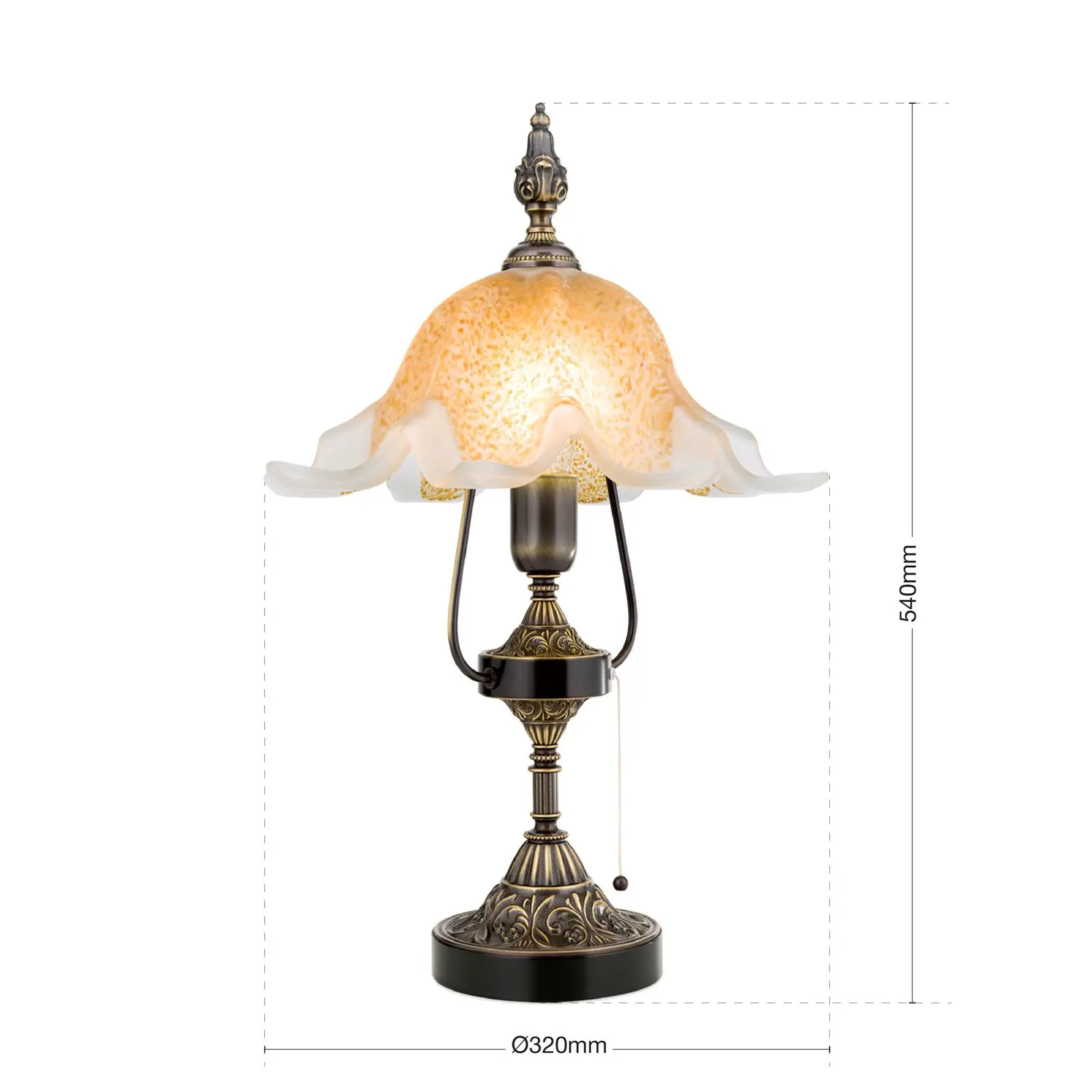 Stona lampa TOSCA, stara patina - 7