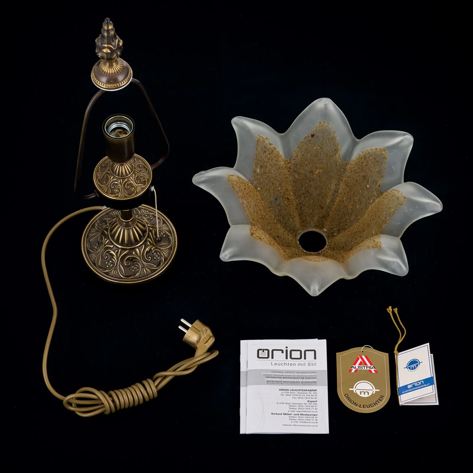 Stona lampa TOSCA, stara patina - 8