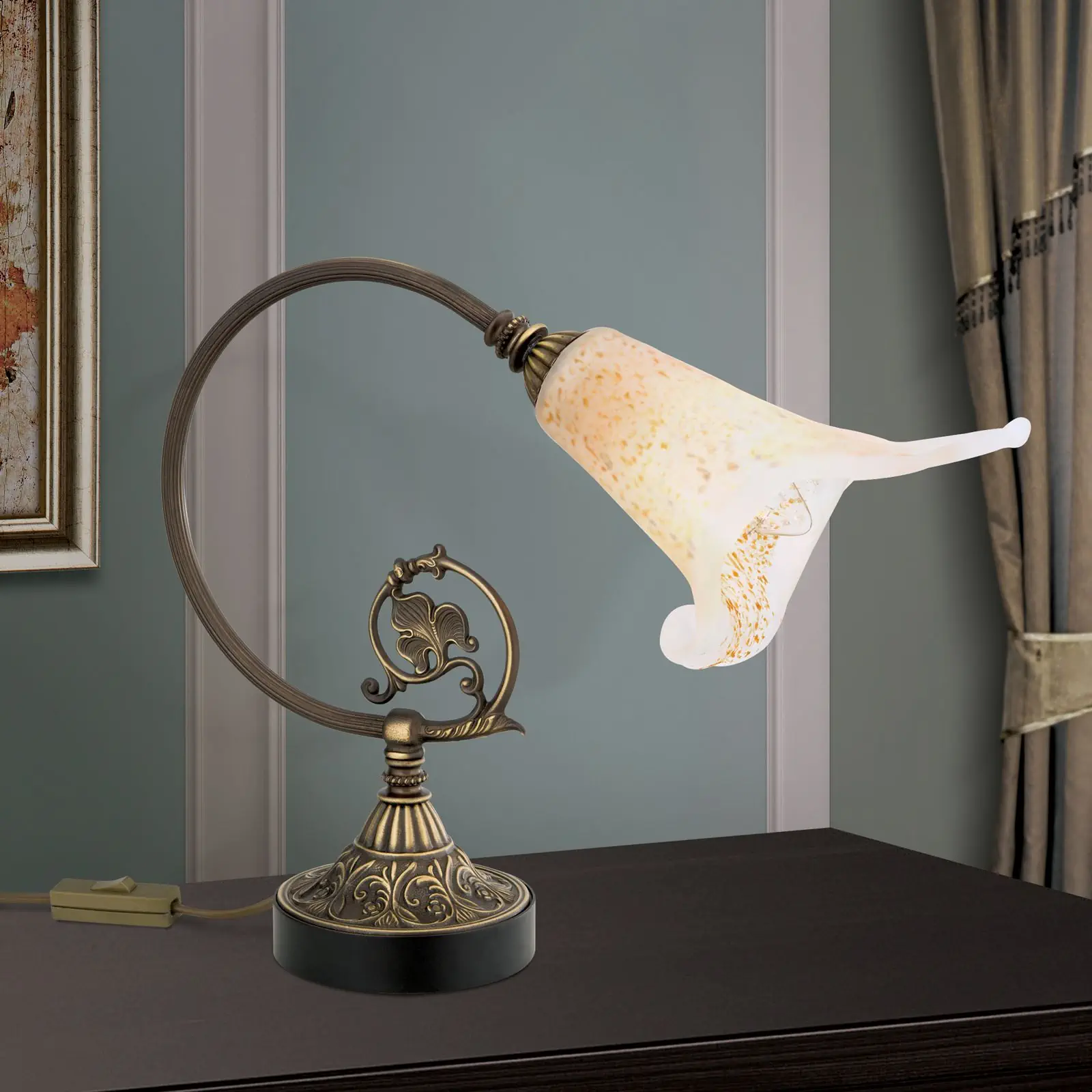 Stona lampa TOSCA, stara patina - 3