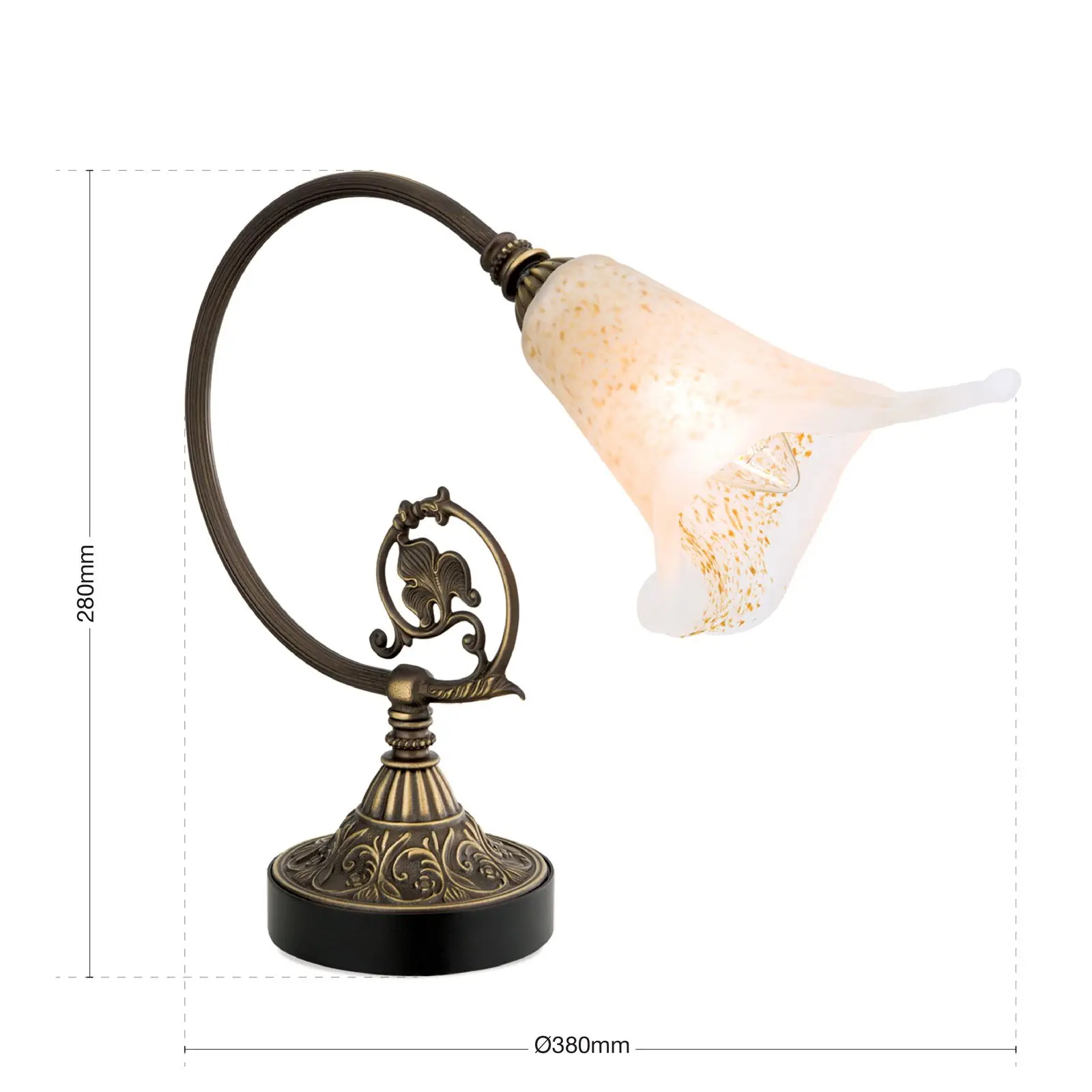 Stona lampa TOSCA, stara patina - 7