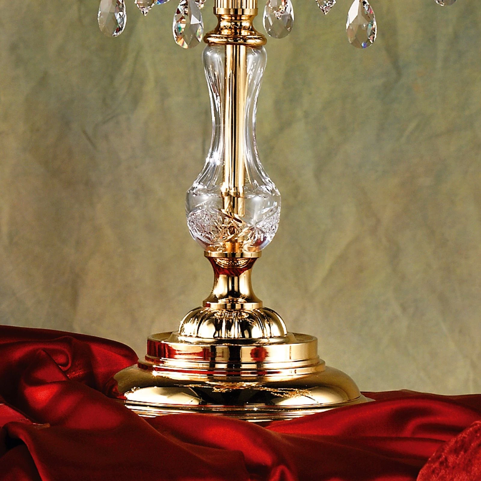 Stona lampa KATHARINA, 5 izvora svetla, 24-karatno pozlaćena - 3