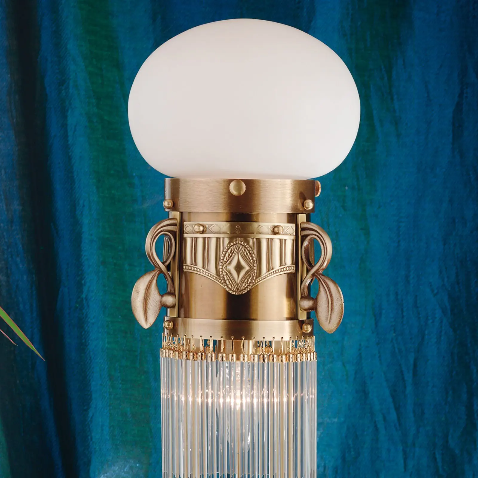 Stona lampa ADELE, 2 izvora svetla, antikni mesing - 2