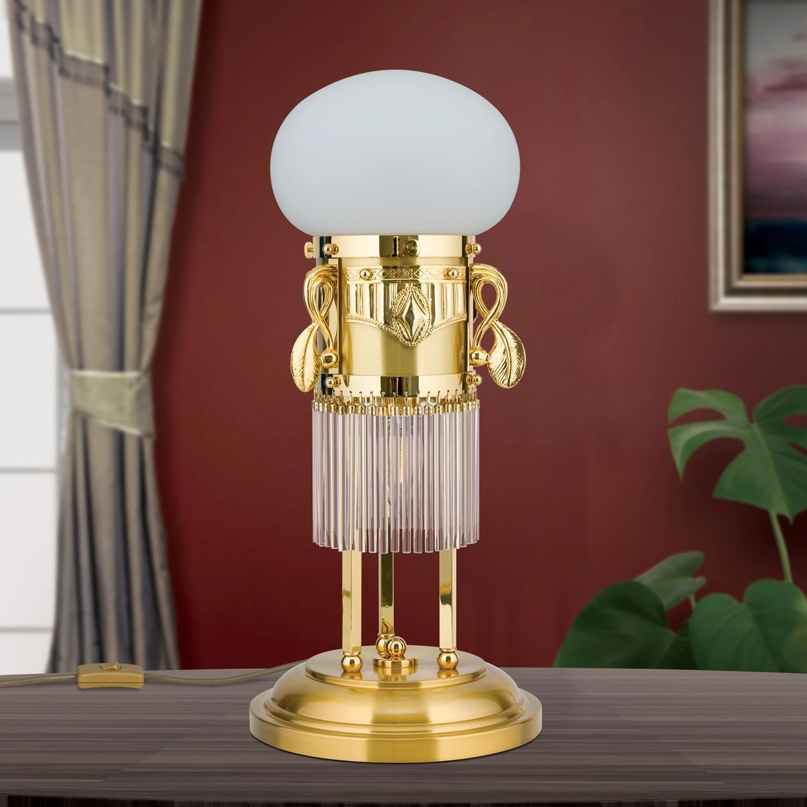 Stona lampa ADELE, 24-karatno pozlaćena - 3