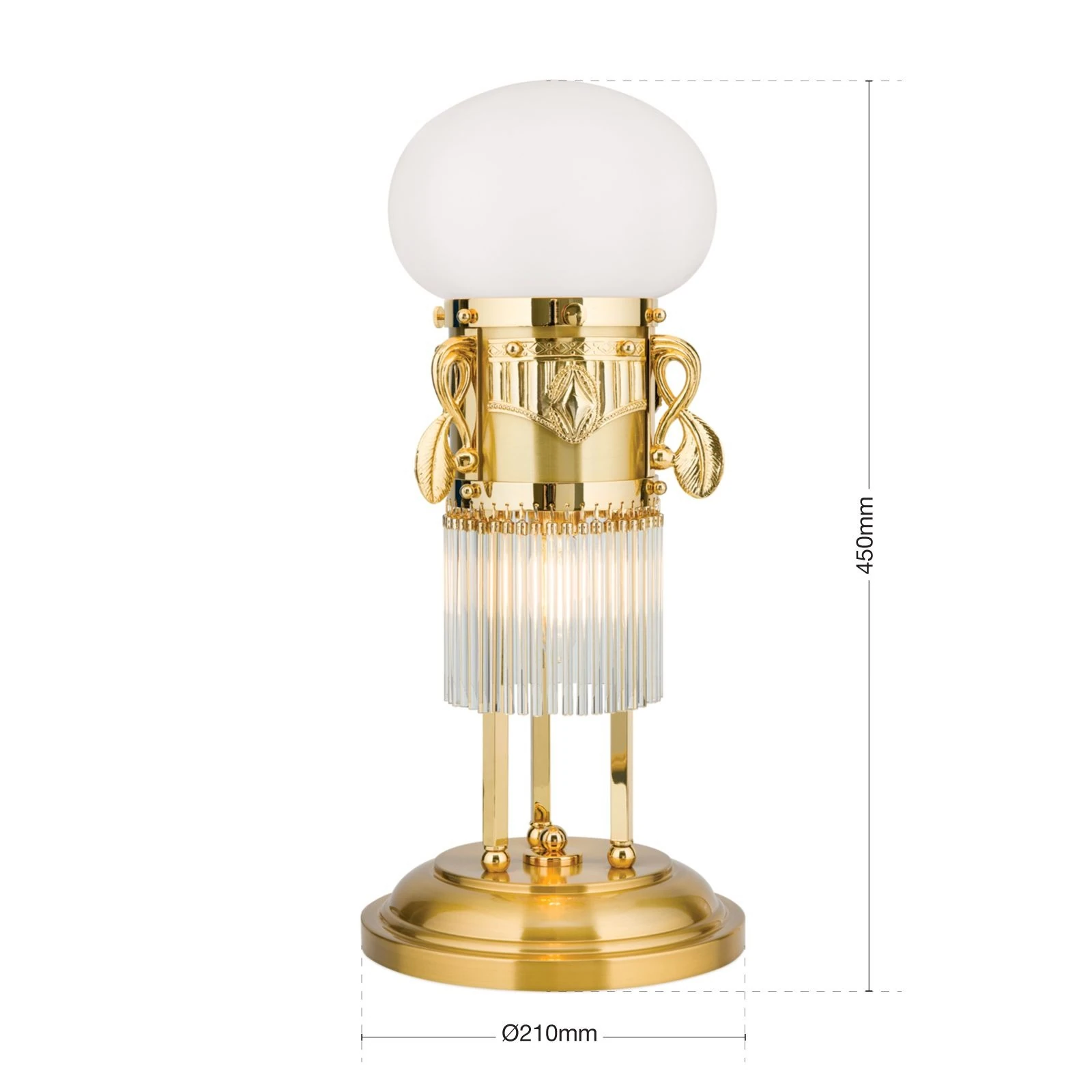 Stona lampa ADELE, 24-karatno pozlaćena - 7