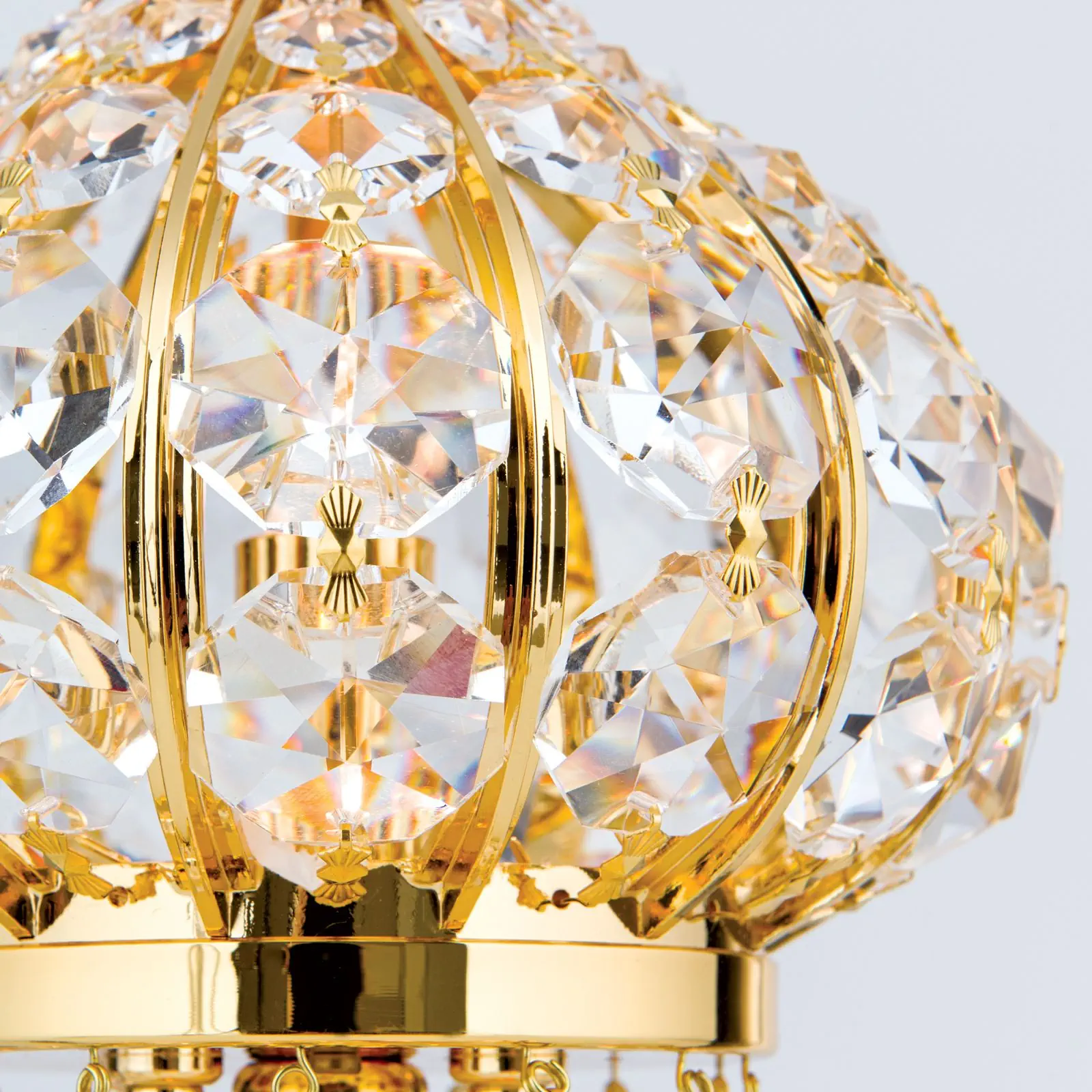 Stona lampa ORIENTAL, 2 izvora svetla, zlatna - 5