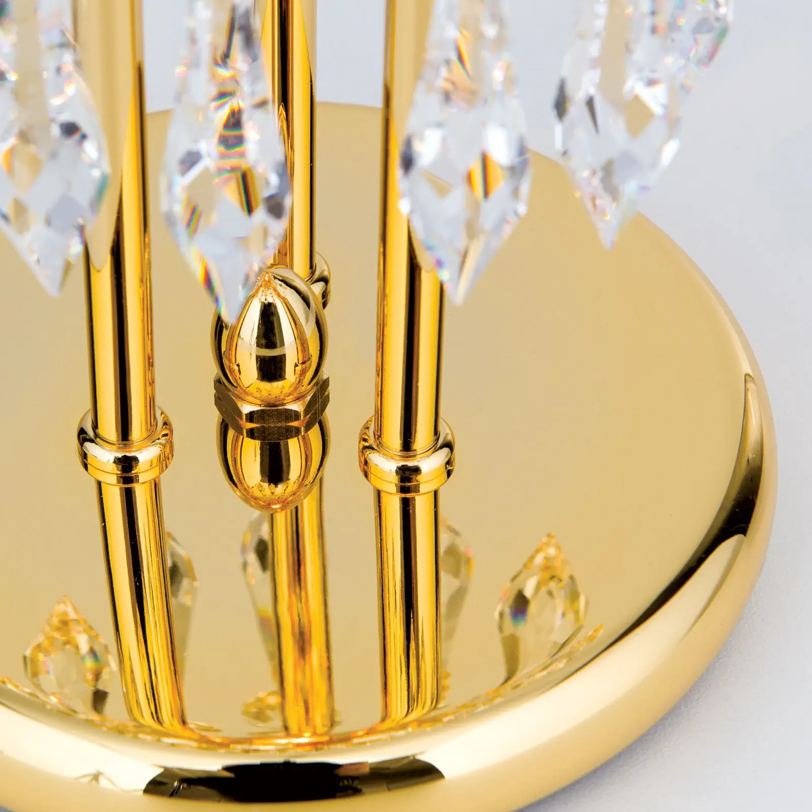 Stona lampa ORIENTAL, 2 izvora svetla, zlatna - 6