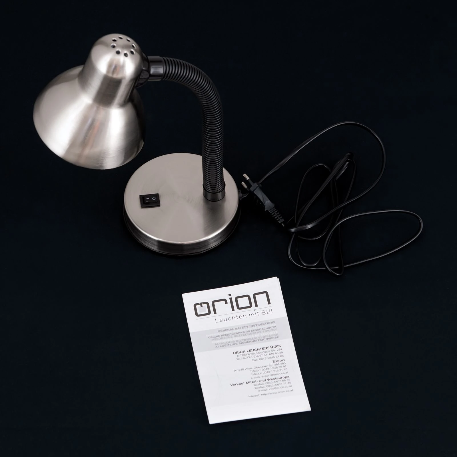 Stona lampa NEMO, satinirana - 8