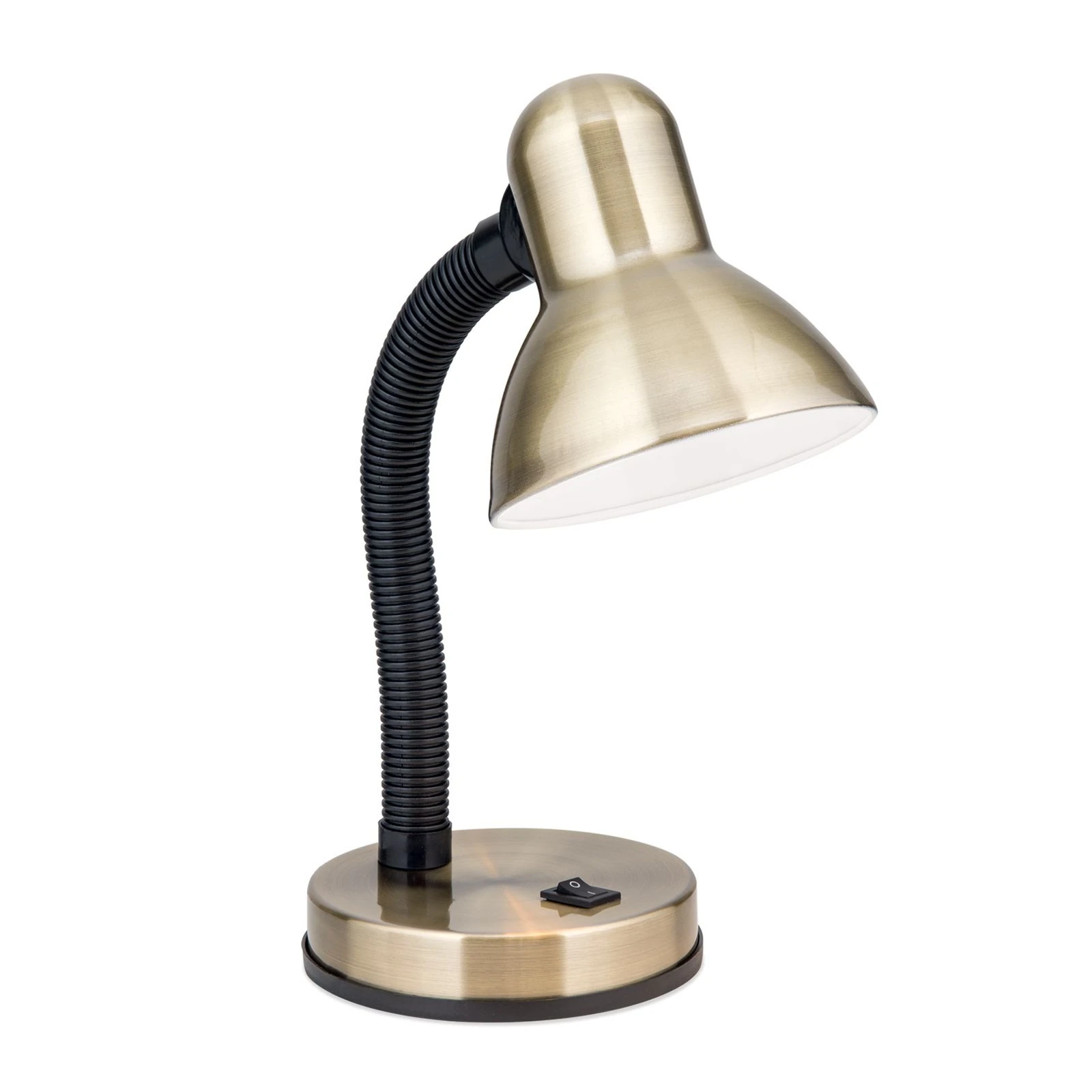 Stona lampa NEMO, antik mesing - 4