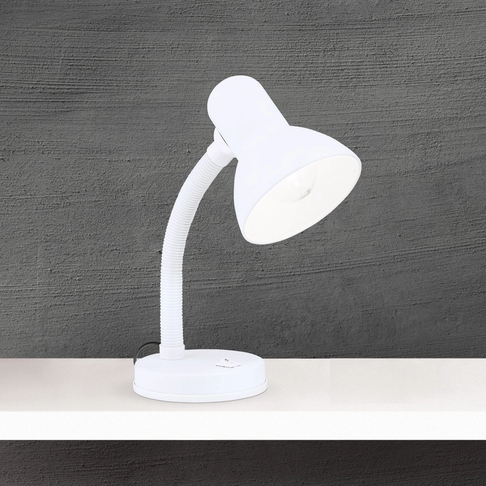 Stona lampa NEMO, bela - 1