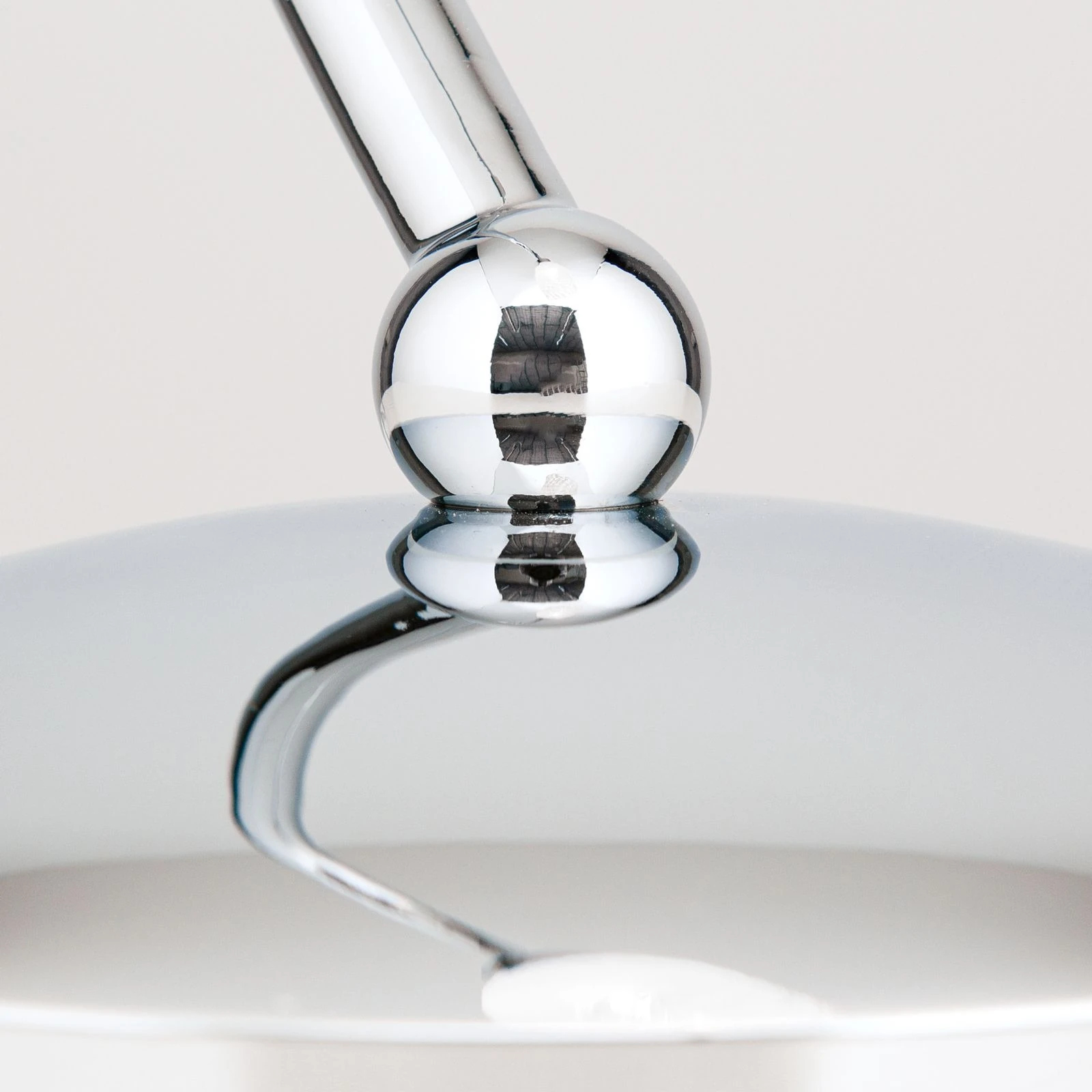 Stona lampa CARLA, hrom, satinirano difuzno staklo - 5