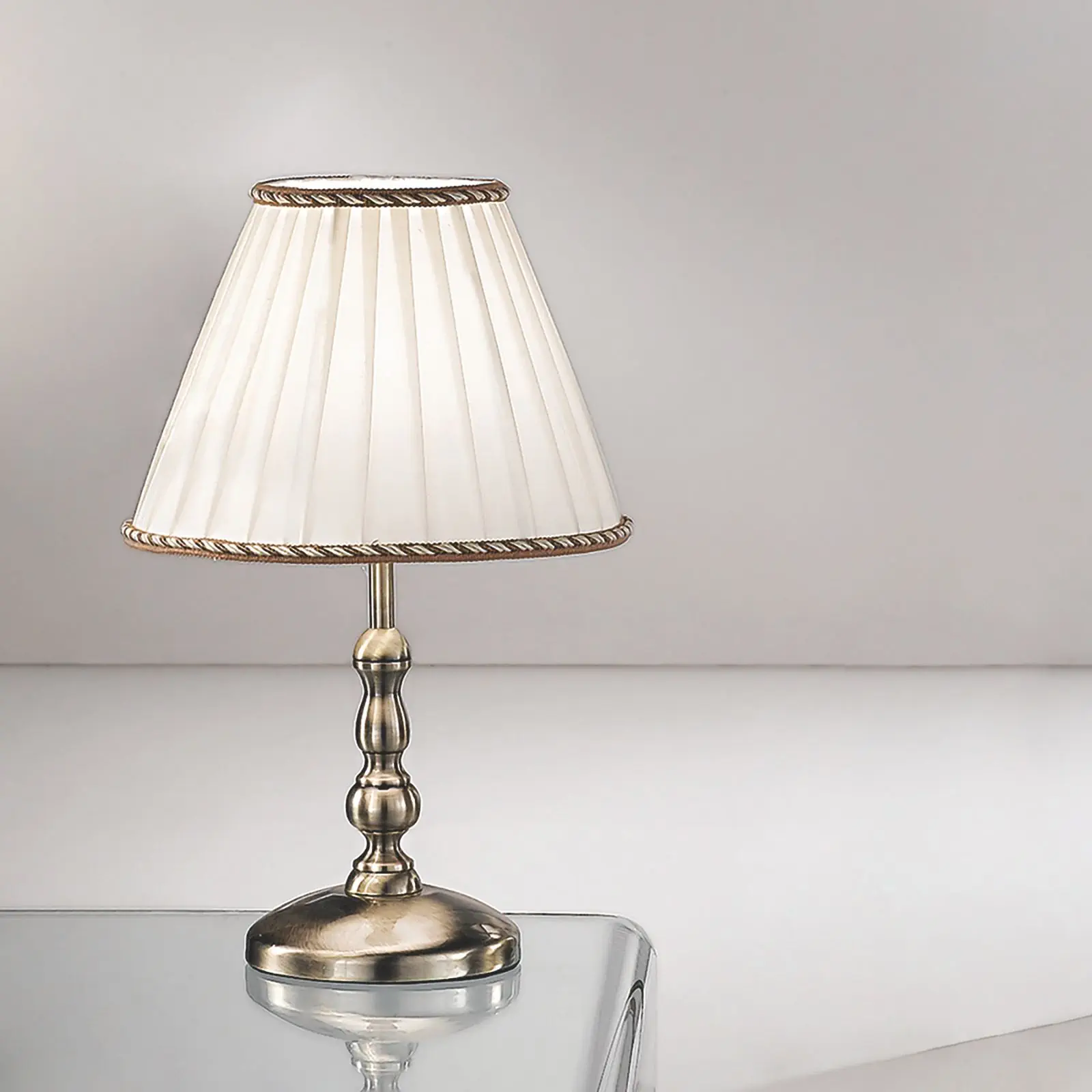 Stona lampa TONIA, patina, H40cm - 9