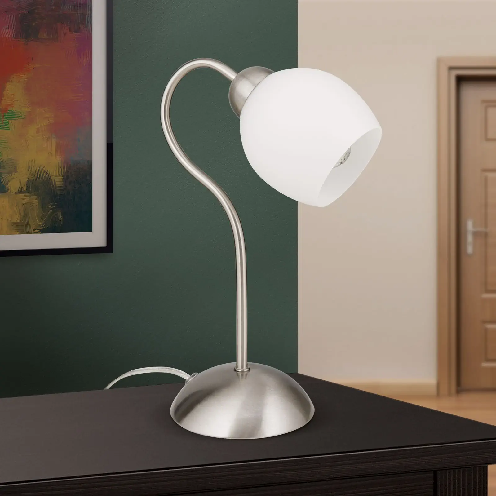 Stona lampa TULPO, satinirana - 3