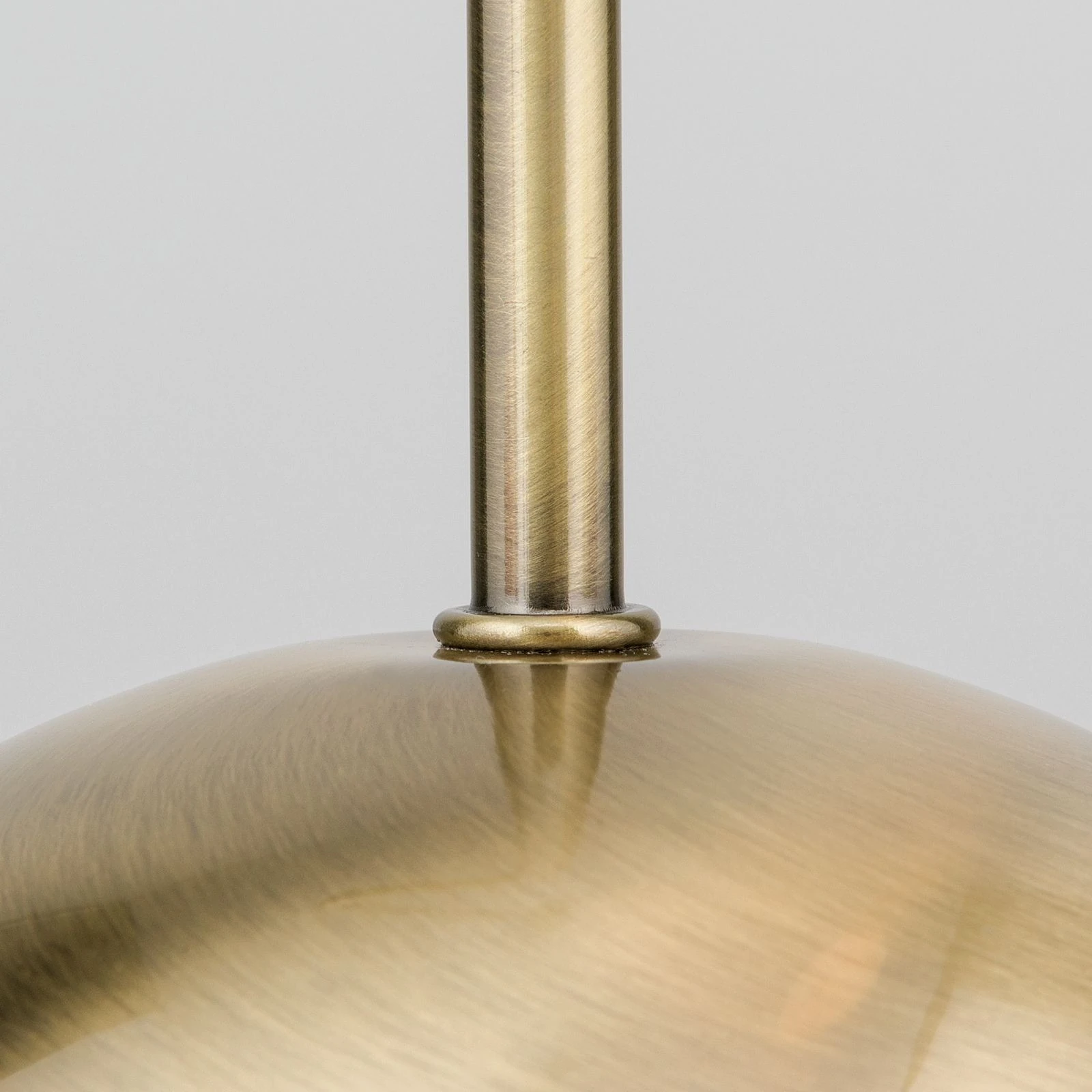 Stona lampa TULPO, antik mesing - 5