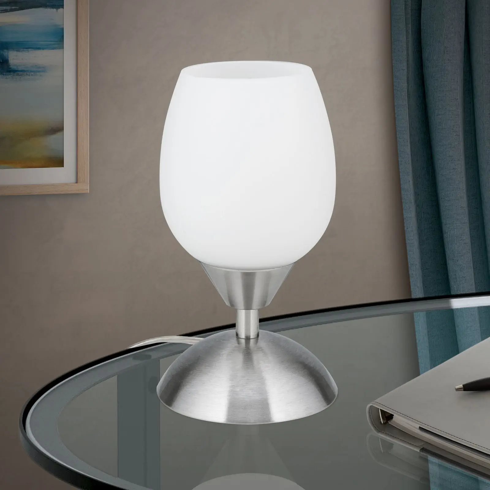 Stona lampa TULPA, satinirana - 3