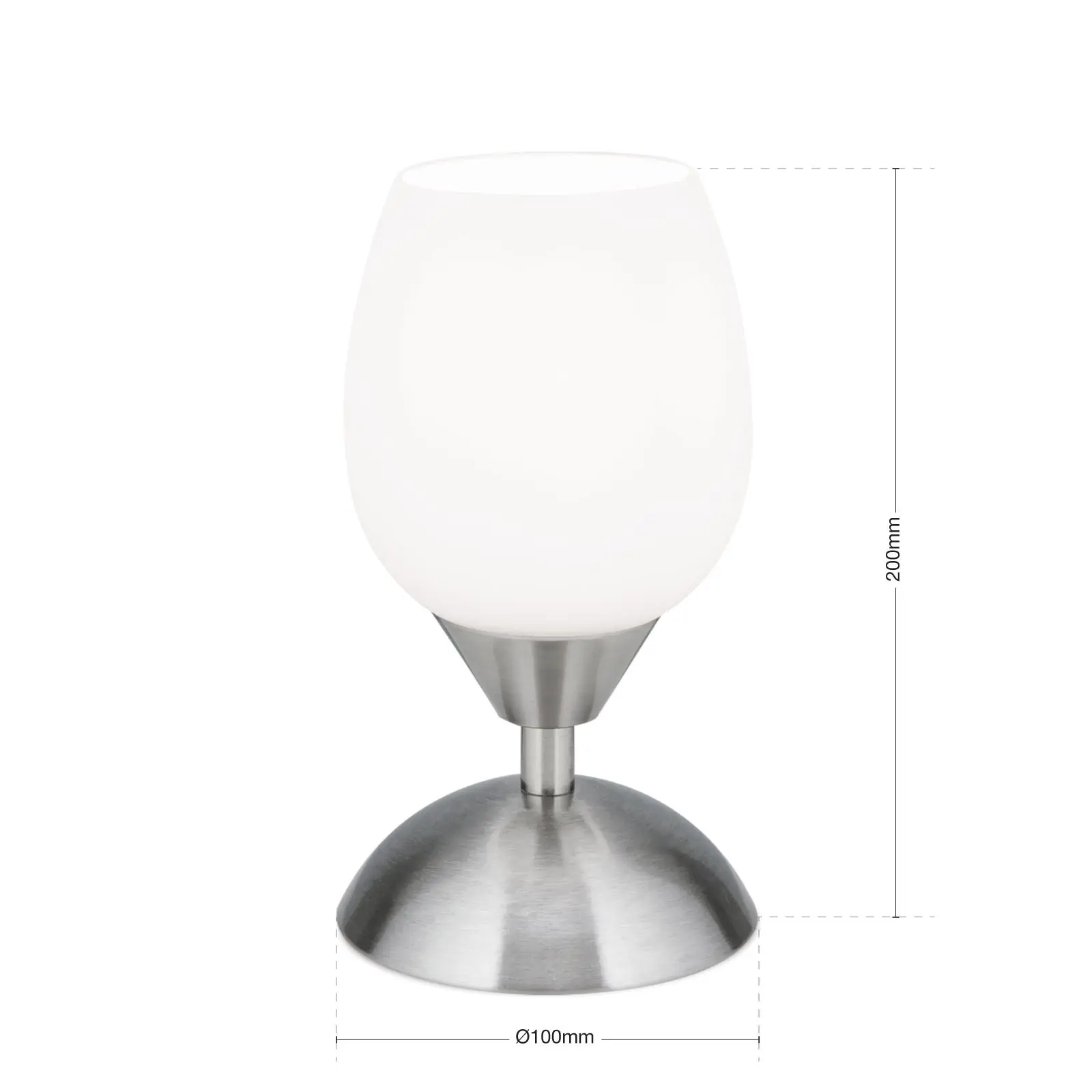 Stona lampa TULPA, satinirana - 7