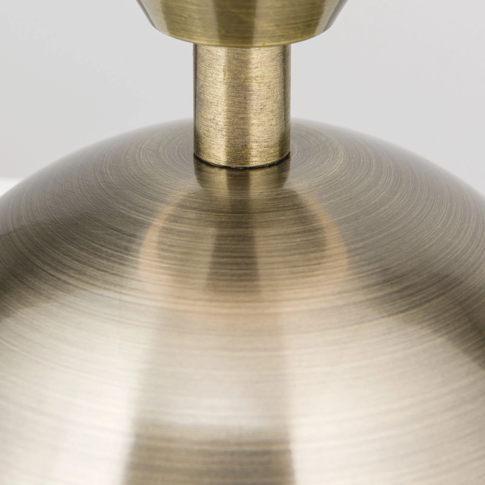 Stona lampa TULPA, antik mesing - 5