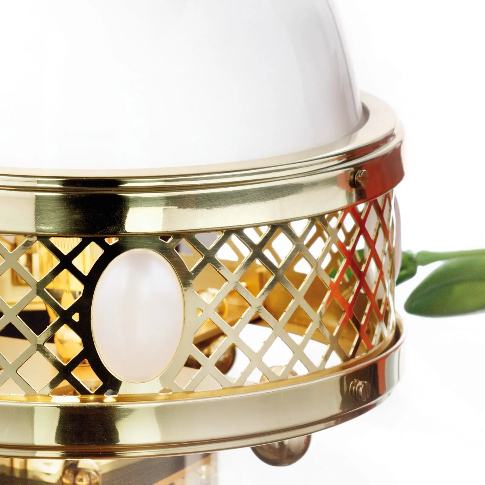 Stona lampa ALT WIEN, sjajni mesing, H23 cm - 2