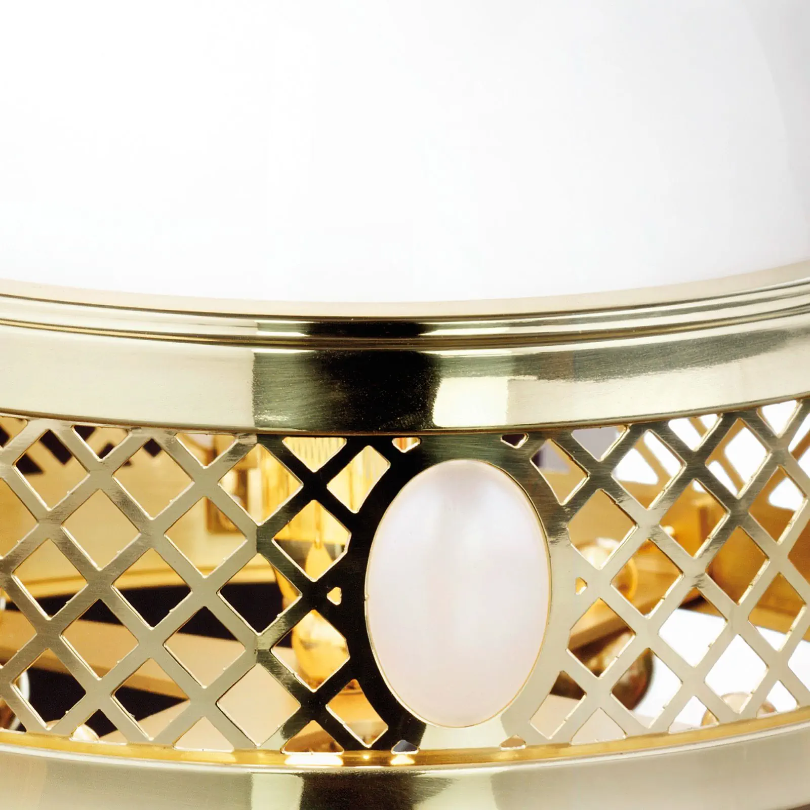 Stona lampa ALT WIEN, sjajni mesing, H23 cm - 3