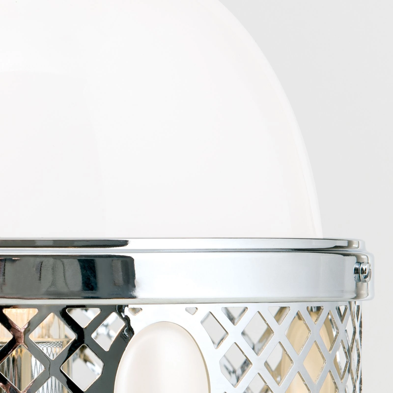 Stona lampa ALT WIEN, Nikl, visina 23 cm - 5