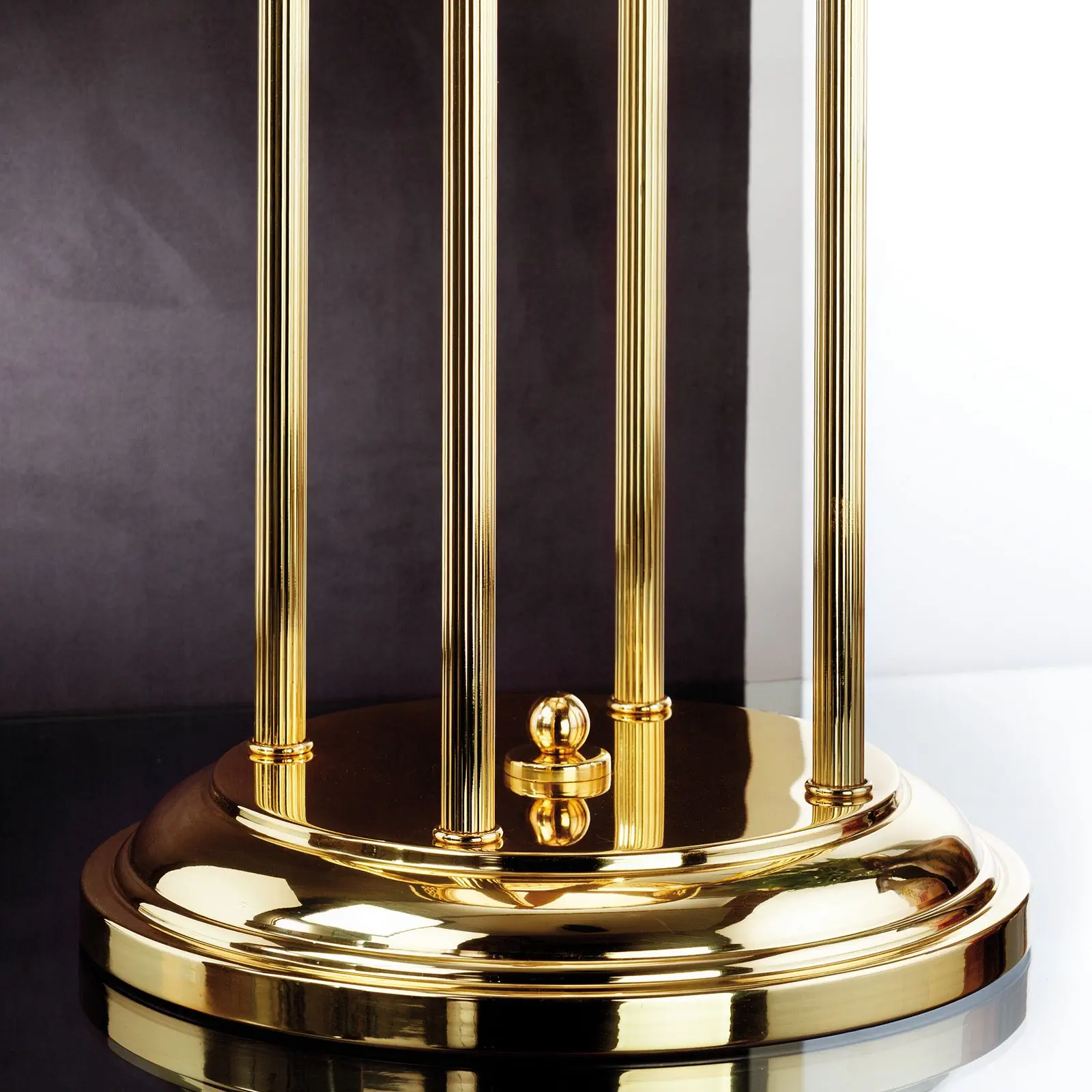 Stona lampa ALT WIEN, sjajni mesing, H56 cm - 4