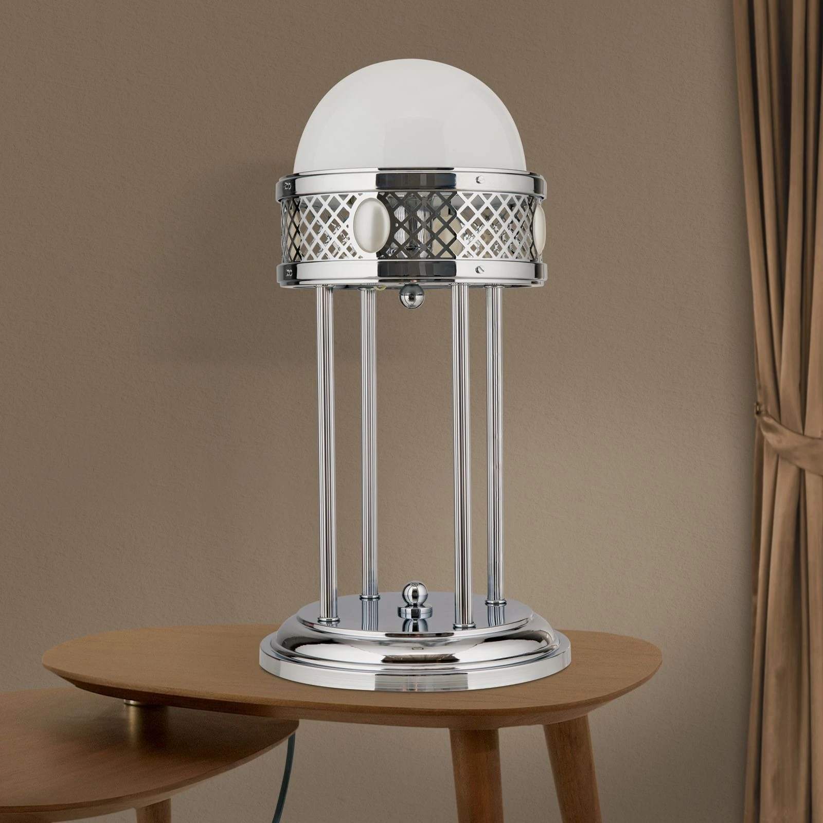 Stona lampa ALT WIEN, Nikl, visina 56 cm - 3