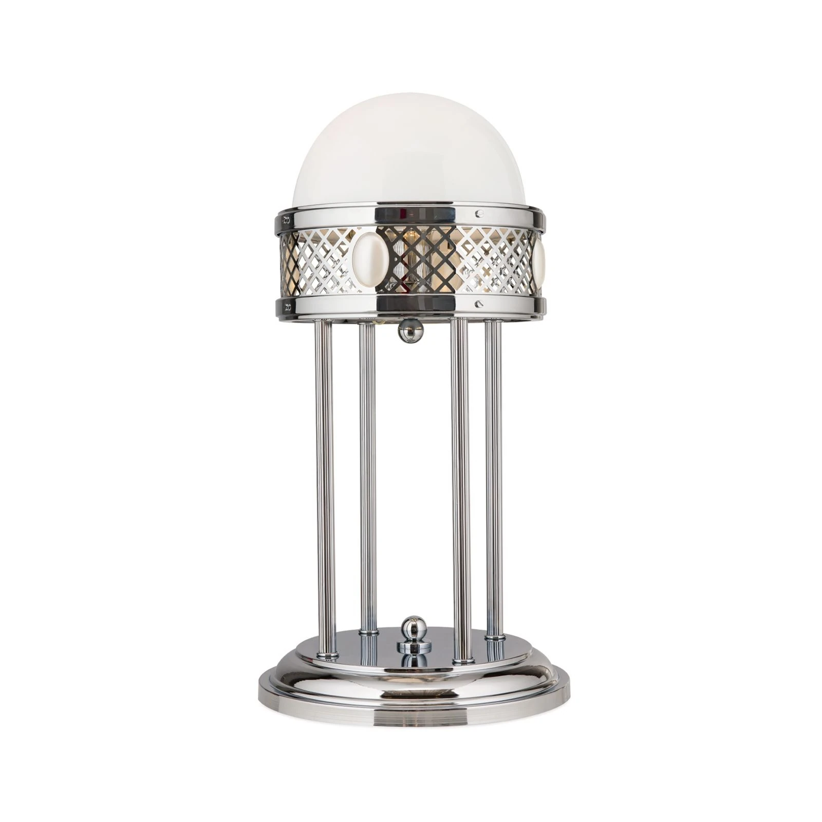 Stona lampa ALT WIEN, Nikl, visina 56 cm - 4