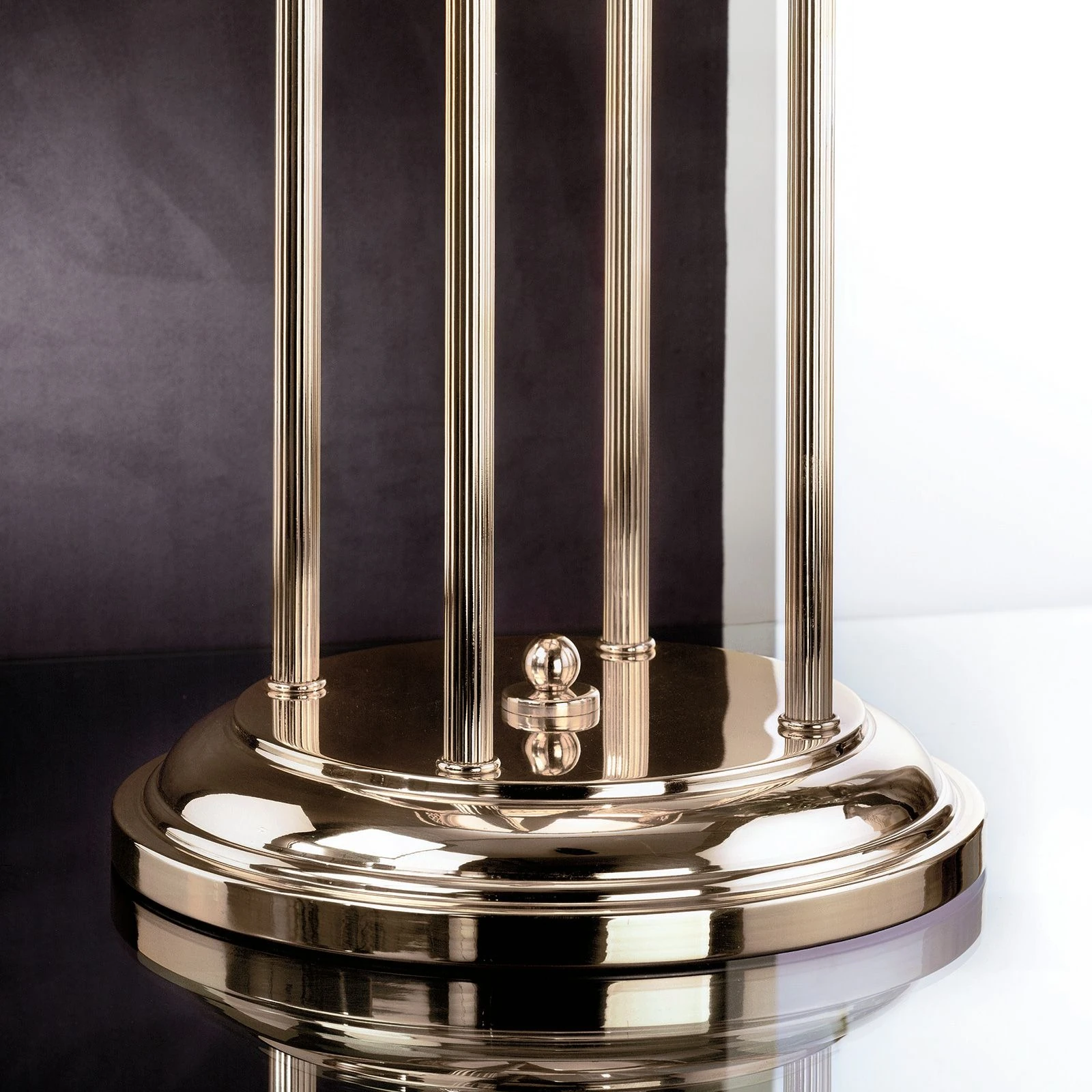 Stona lampa ALT WIEN, antik mesing, visina 56 cm - 4