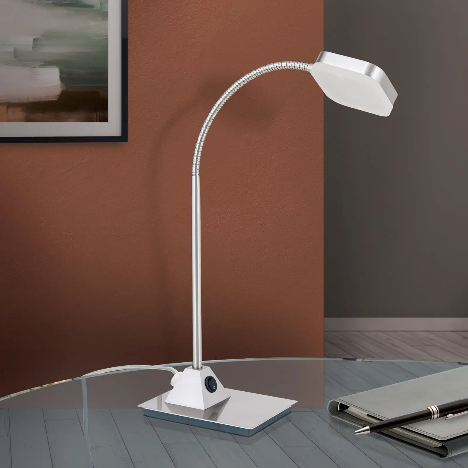 LED stona lampa STENO, satinirana - 3