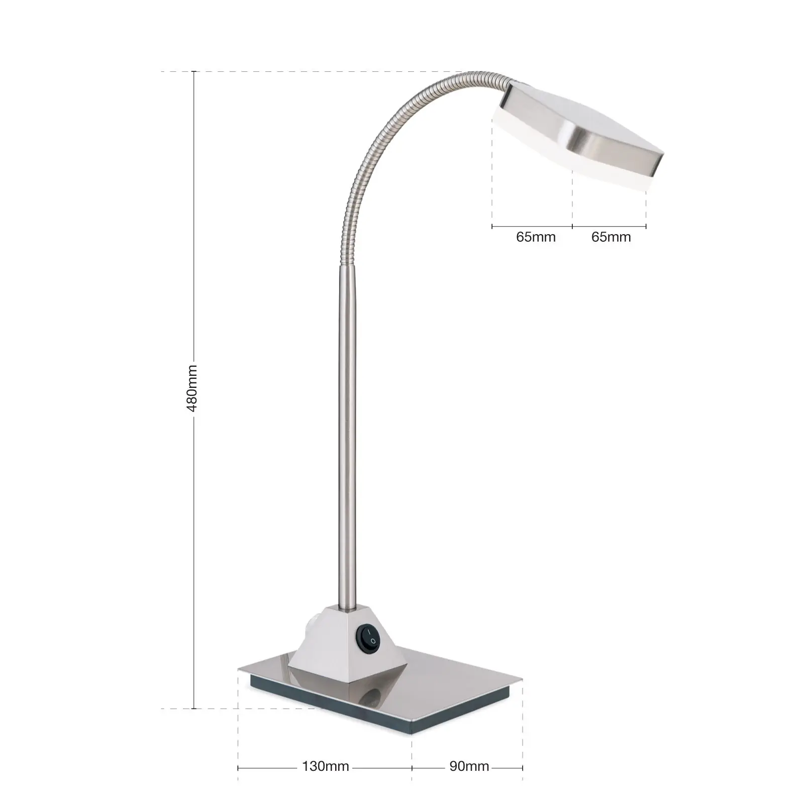 LED stona lampa STENO, satinirana - 7