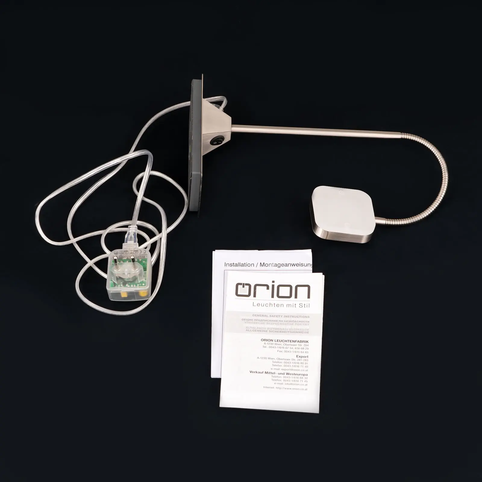 LED stona lampa STENO, satinirana - 8