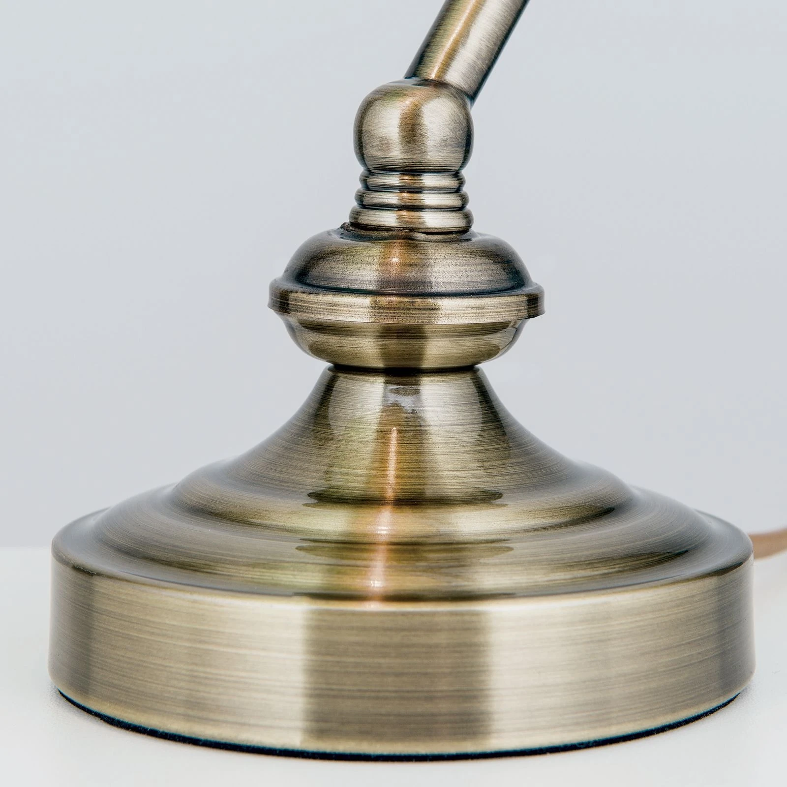 Bankarska lampa BANKERSLAMP, antik mesing, zeleni abažur - 5