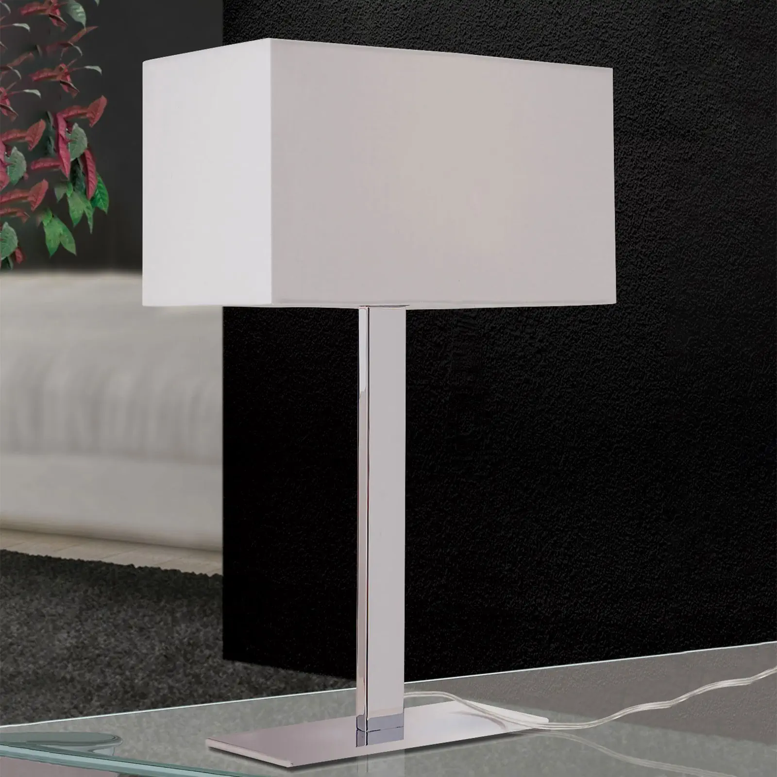 Stona lampa NANDO, hrom - 2