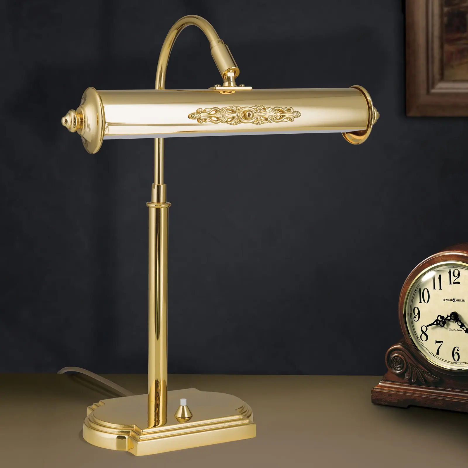 Stona lampa BILDERLEUCHTE sa dekorativnim elementima, zlato - 3