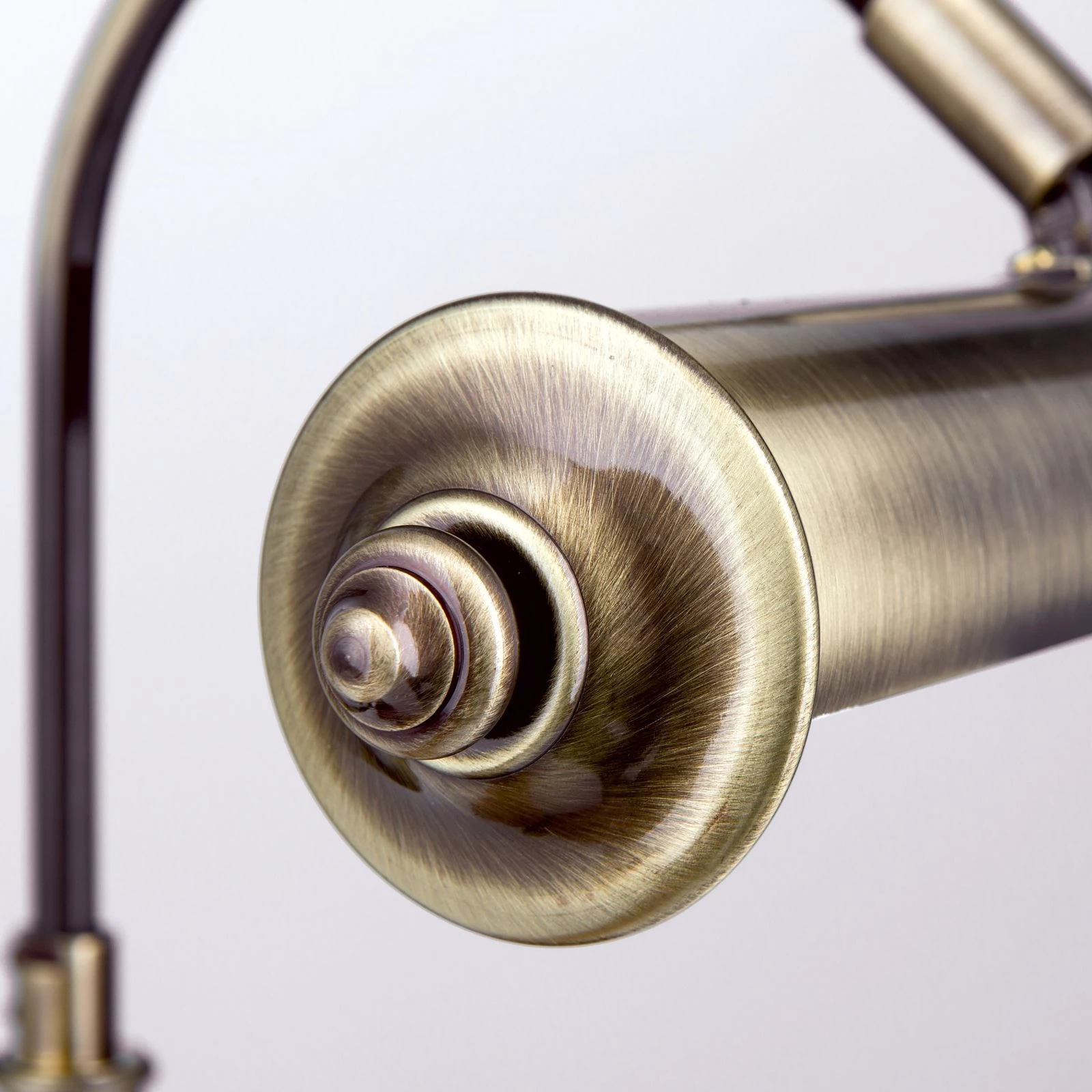 Stona lampa BILDERLEUCHTE sa dekorativnim elementima, antik mesing - 5