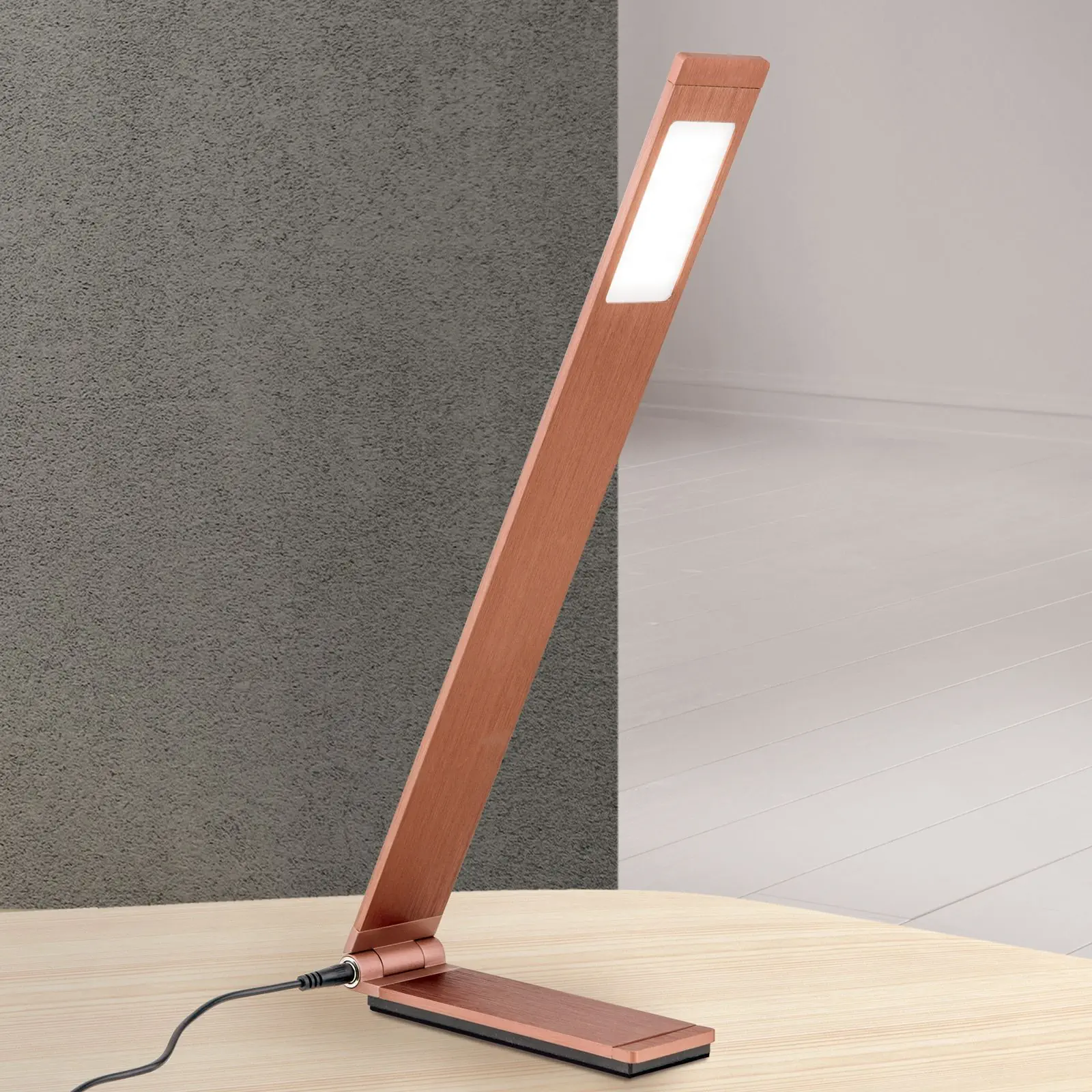 LED stona lampa FOLD, aluminijum bronza - 2