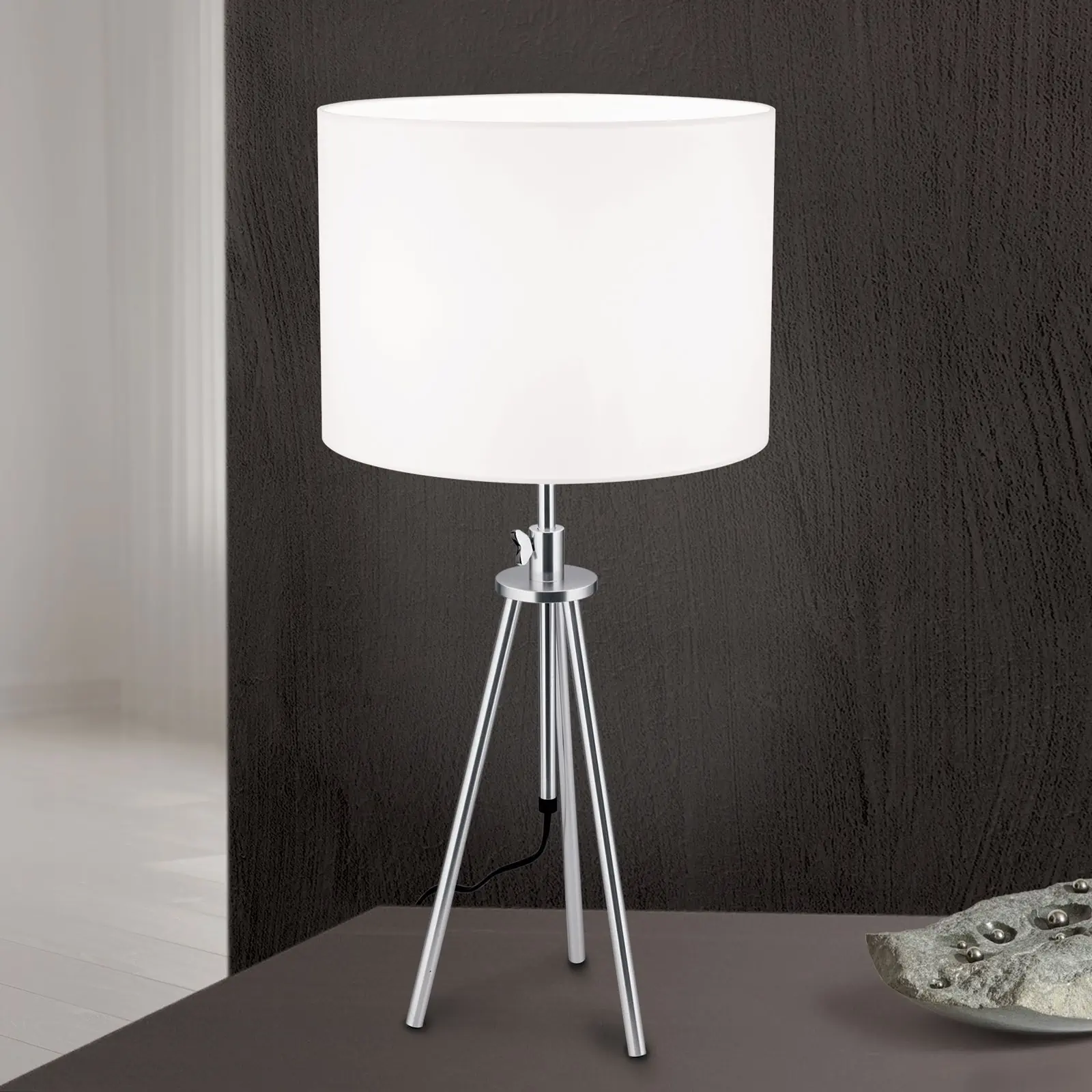 Stona lampa ROGER, satinisana - 2