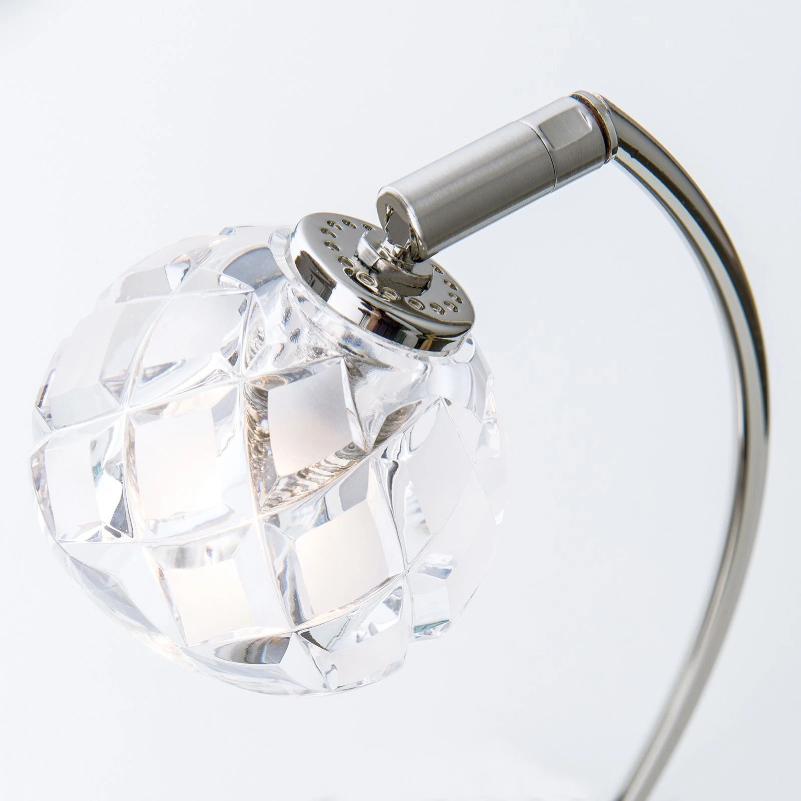 Stona lampa MADERNO, saten hrom - 5