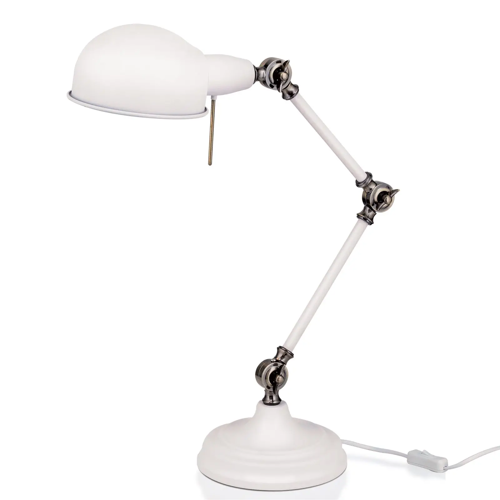 Stona lampa KERMIT, bela - 4